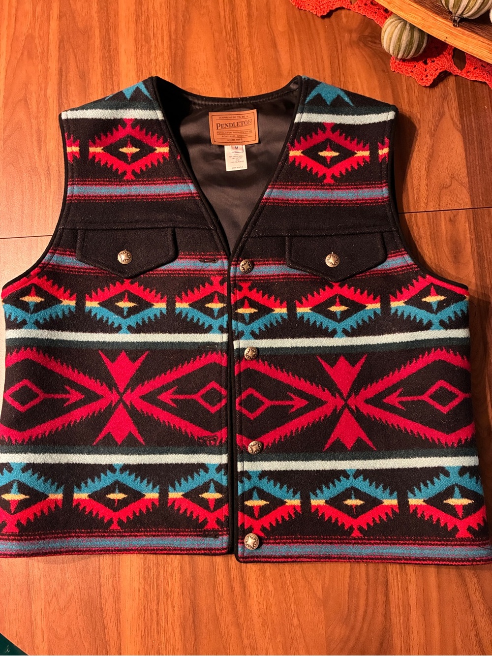 PENDELTON High Grade Western Wear wool vest medium